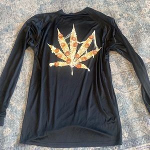 Pizza Weed/Potleaf Rashguard XS